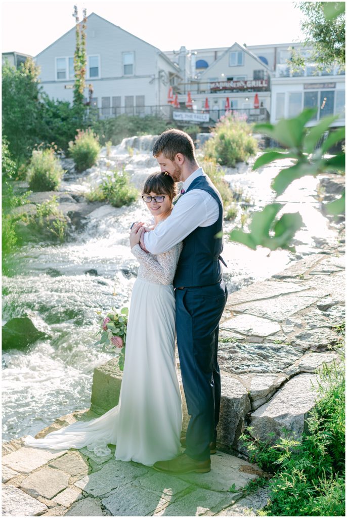 Summer Coastal Camden Maine Elopement at 16 Bay View in Camden Harbor by Rachel Campbell Photography