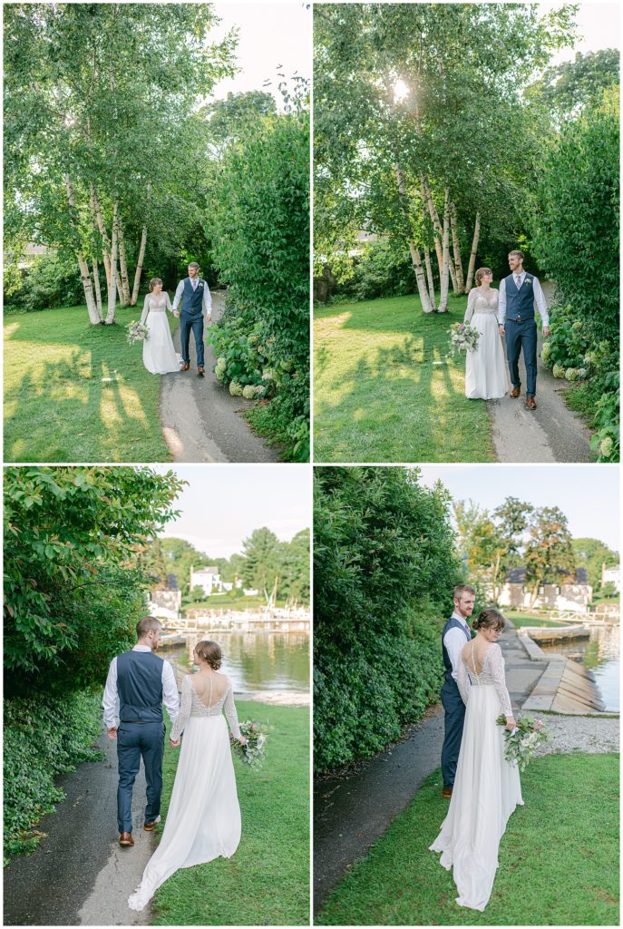 Summer Coastal Camden Maine Elopement at 16 Bay View in Camden Harbor by Rachel Campbell Photography